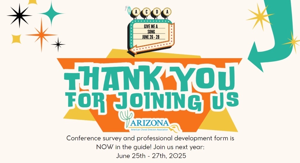 2024 AzACDA Summer Conference - Thank You